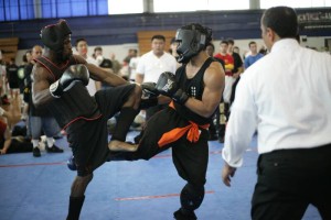 Sparring competition at US Open Martial Arts Championship organized by the WFMAF