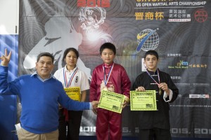 Medal award 2015 photos at the US Open Martial Arts Championship organized by the WFMAF.